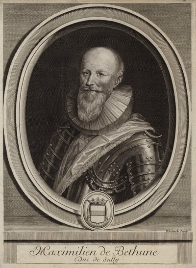 Portrait de Maximilien de Béthune, duc de Sully - English School