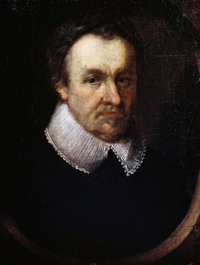 Portrait de Michael Drayton, poète et dramaturge anglais - English School