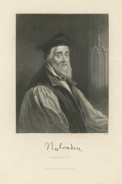 Portrait de Nicholas Ridley - English School