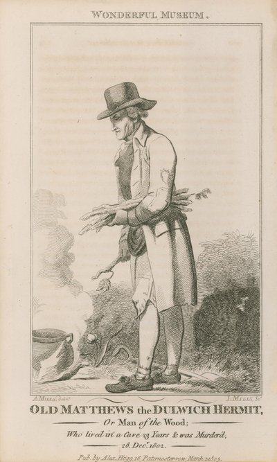 Portrait de Old Matthews - English School