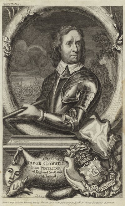 Portrait de Oliver Cromwell - English School