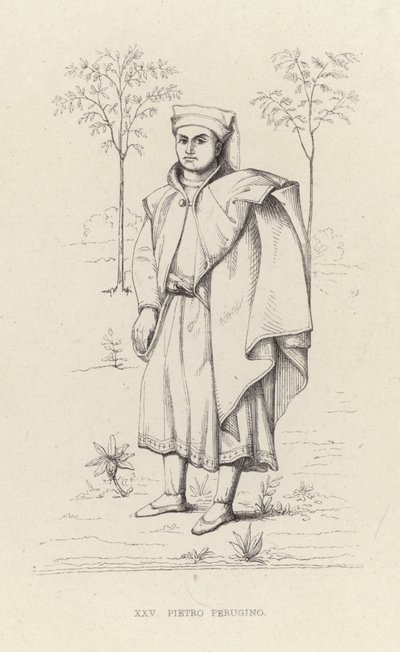 Portrait de Pietro Perugino - English School