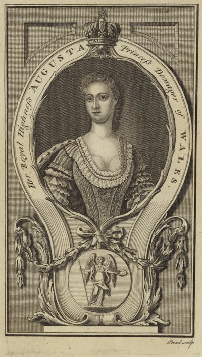 Portrait de la Princesse Augusta de Saxe-Gotha-Altenbourg - English School