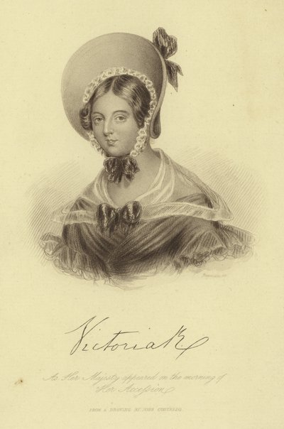 Portrait de la reine Victoria - English School
