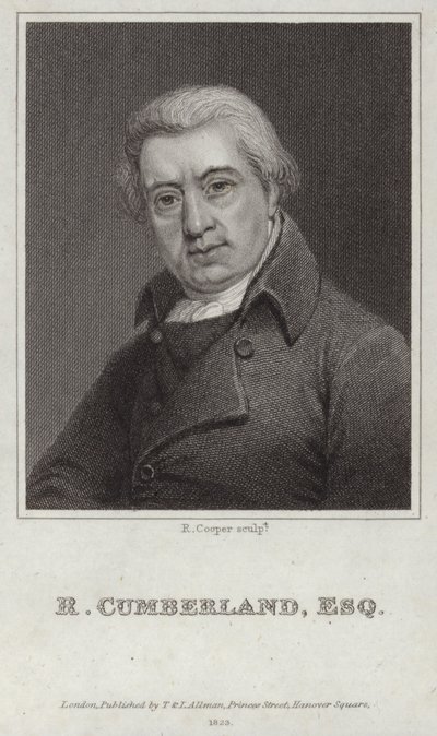 Portrait de Richard Cumberland - English School