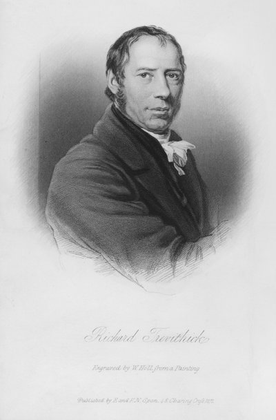Portrait de Richard Trevithick (gravure) - English School