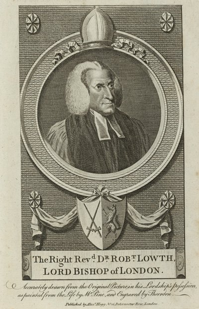 Portrait de Robert Lowth - English School