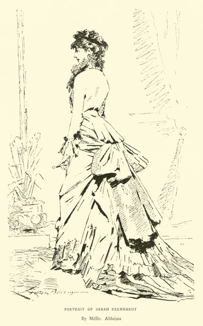 Portrait de Sarah Bernhardt - English School