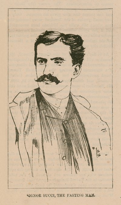 Portrait de Signor Giovanni Succi - English School