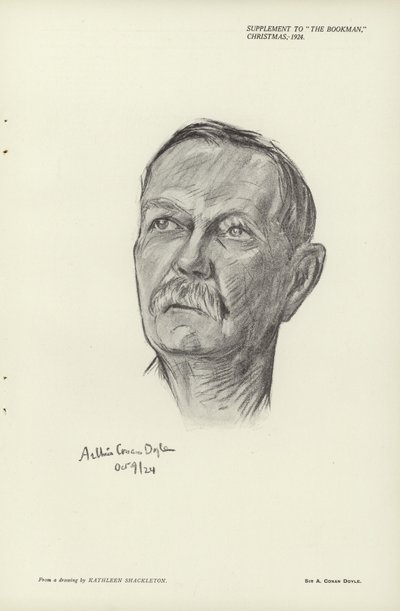 Portrait de Sir Arthur Conan Doyle - English School