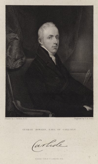 Portrait de Sir George Howard - English School