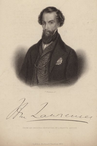 Portrait de Sir Henry Lawrence - English School