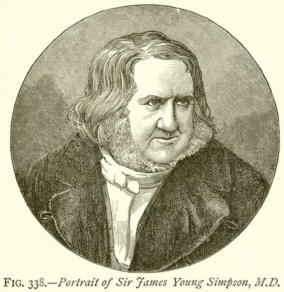 Portrait de Sir James Young Simpson, M.D. - English School