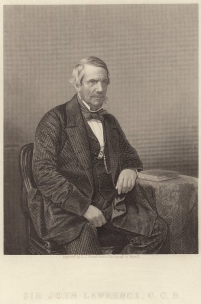 Portrait de Sir John Lawrence - English School
