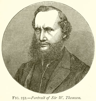 Portrait de Sir W. Thomson - English School