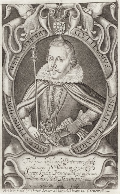 Portrait de Sir William Segar - English School