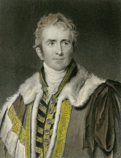 Portrait de William Amherst - English School