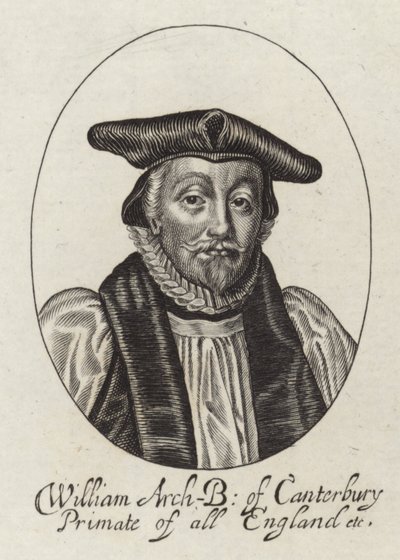 Portrait de William Laud - English School