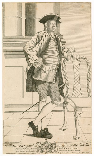 Portrait de William Parsons - English School