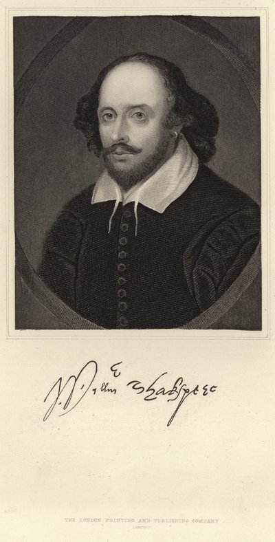 Portrait de William Shakespeare - English School