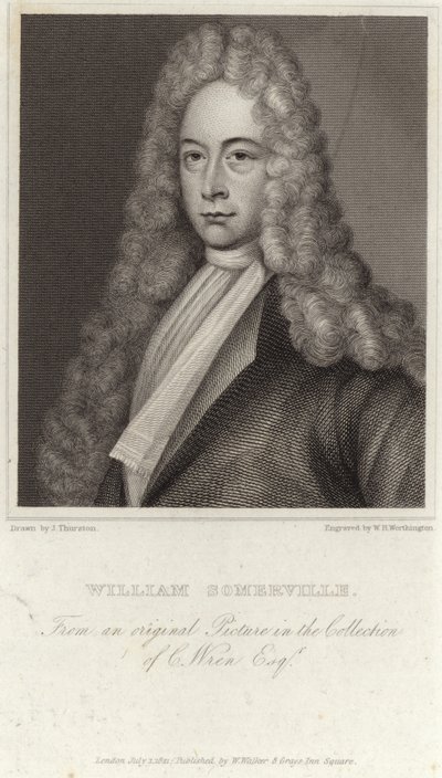 Portrait de William Somerville - English School