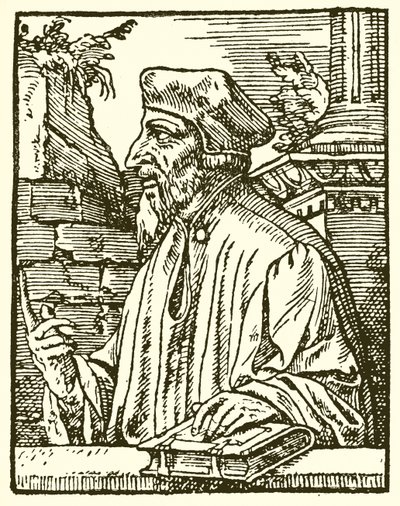 Portrait de Wycliffe - English School