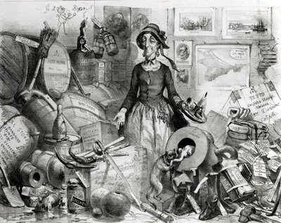 Portrait de la célèbre Mis(s)-Management respectueusement dédié à ses admirateurs, 1855 - English School