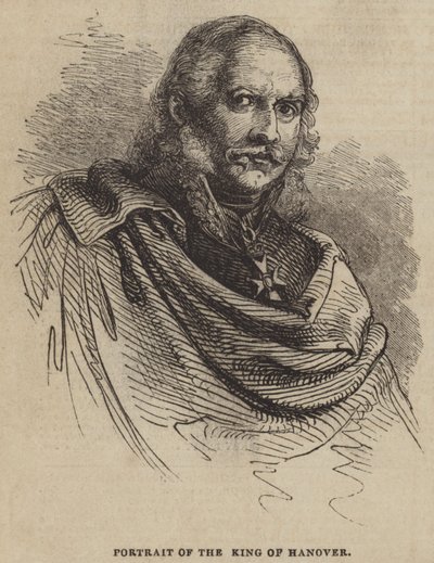 Portrait du roi de Hanovre - English School