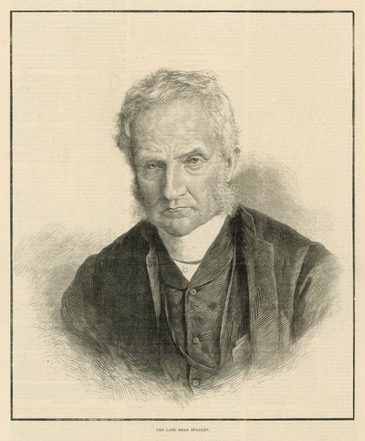 Portrait du défunt doyen Stanley - English School