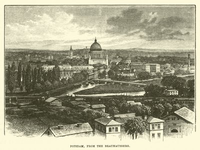Potsdam, depuis le Brauhausberg - English School