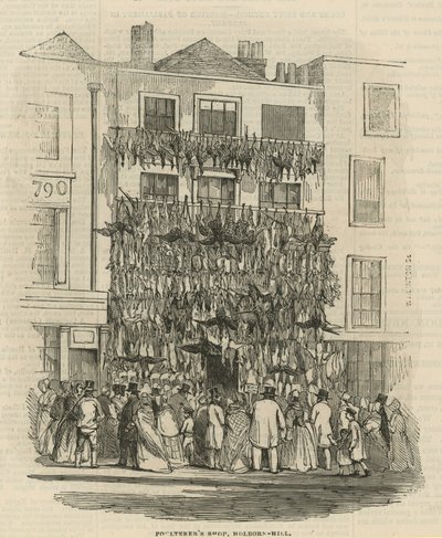 Boutique de volaillers sur Holborn Hill - English School