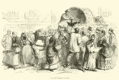Vendeurs de volaille à Paris, octobre 1870 - English School