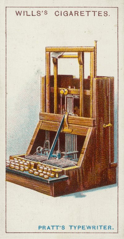 Machine à écrire de Pratt - English School