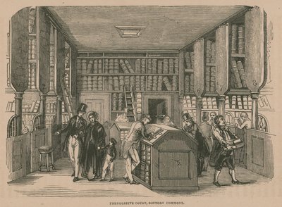 Cour des prérogatives, Doctors Common, Londres - English School