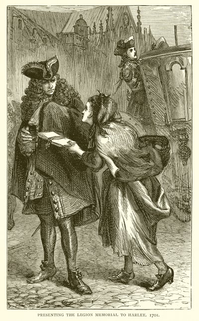 Présentation du mémorial de la Légion à Harley, 1701 - English School