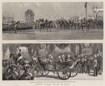 Le prince Albert Victor en Inde - English School