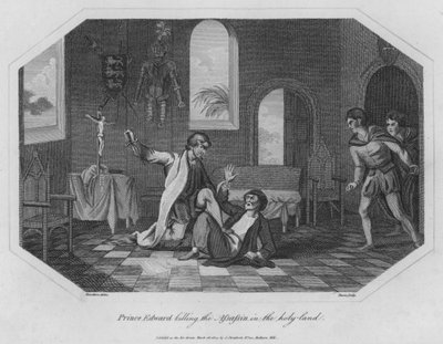 Le prince Édouard tuant l