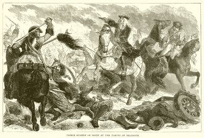 Prince Eugène de Savoie à la prise de Belgrade - English School