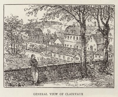 Prince Krapotkine à Clairvaux (gravure) - English School