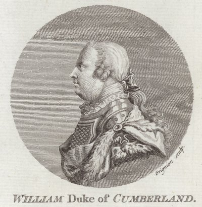Prince William, duc de Cumberland - English School