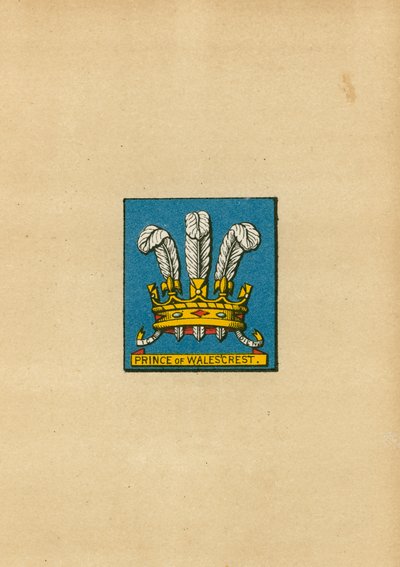 Blason du Prince de Galles - English School