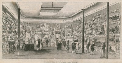 Salle principale de la Galerie Suffolk Street - English School