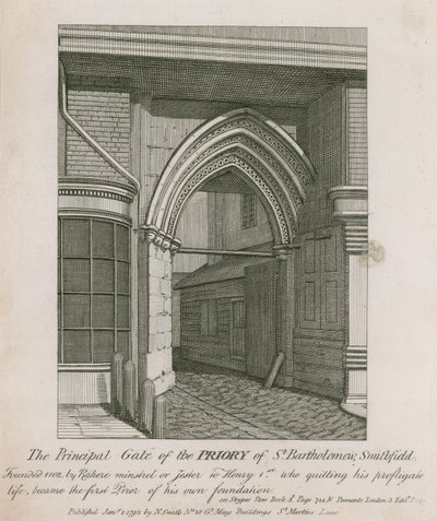 Prieuré de St Bartholomew, Smithfield - English School