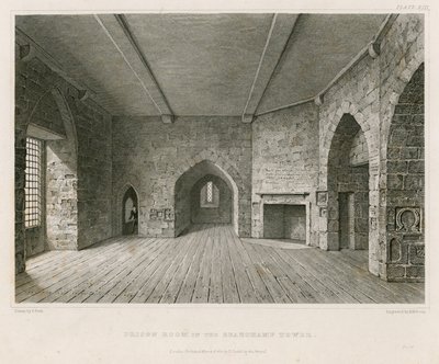 Salle de prison dans la tour Beauchamp - English School