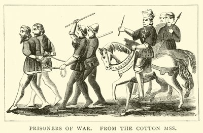 Prisonniers de guerre, des manuscrits de Cotton - English School