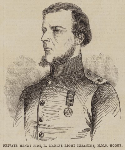 Soldat Henry Fido, infanterie légère des Royal Marines, HMS Hogue - English School