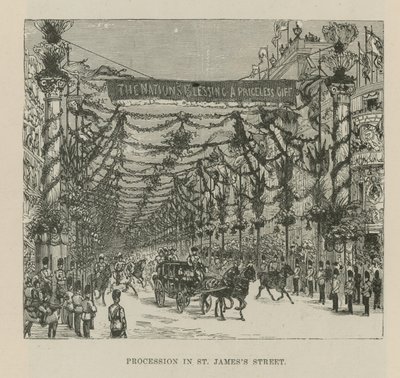 Procession dans St James