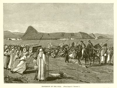 Procession du taureau - English School