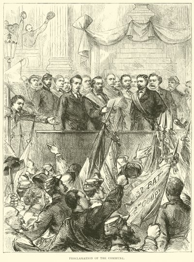 Proclamation de la Commune, mars 1871 - English School