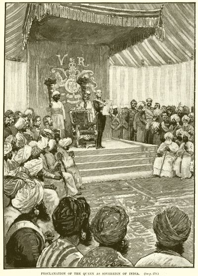 Proclamation de la Reine comme souveraine de l